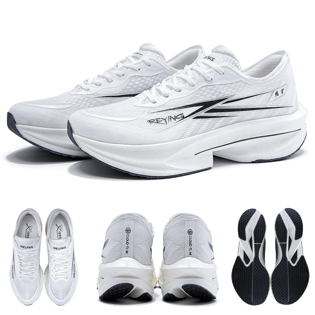 Men's And Women's Outdoor Casual Sports Shoes Breathable Mesh Shock Absorption and Cushioning Marathon Running Shoes