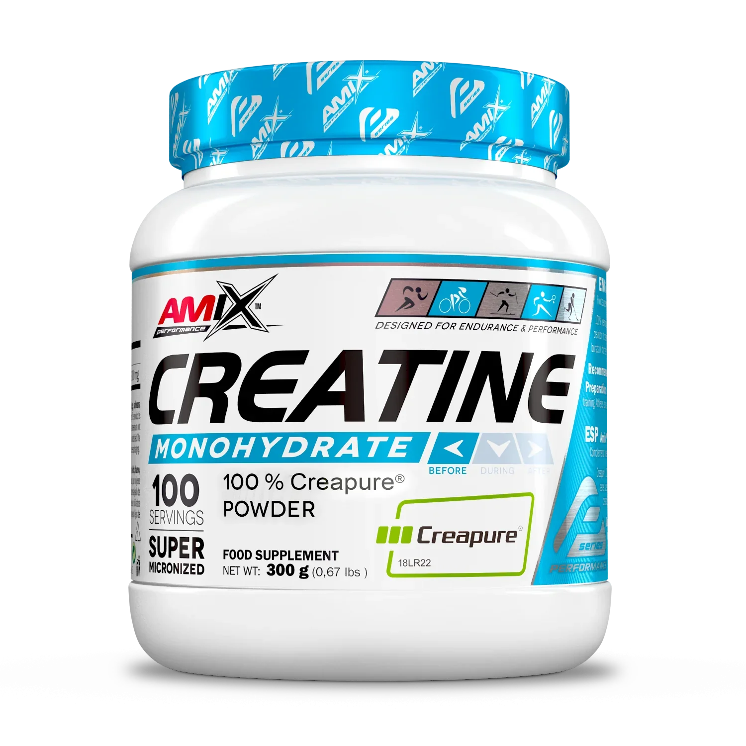Amix creatine creapure 300 grams - pure formula for intensive training