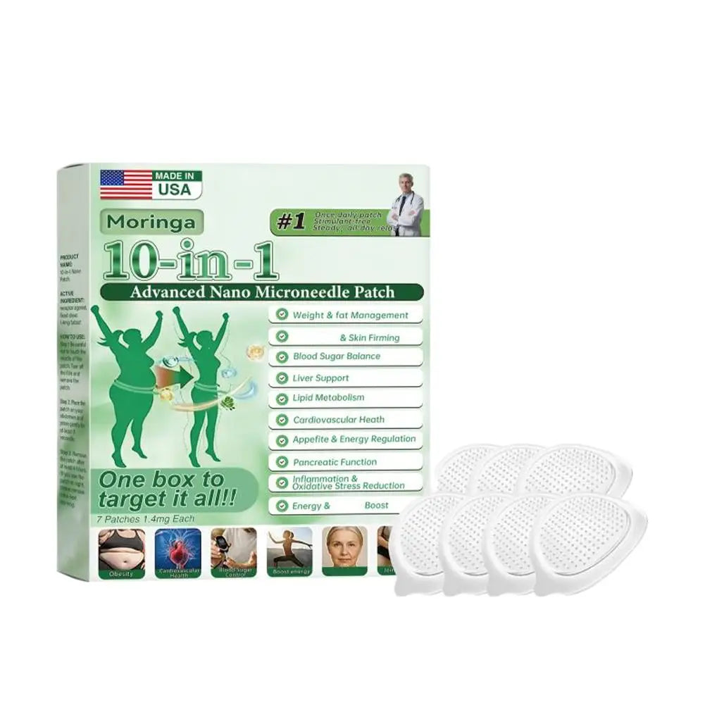Advanced Nano Microneedle Firming Patch - Easy To Use Body Weight Loss Sticker for Women Daily Figure Line Care For Women & Men