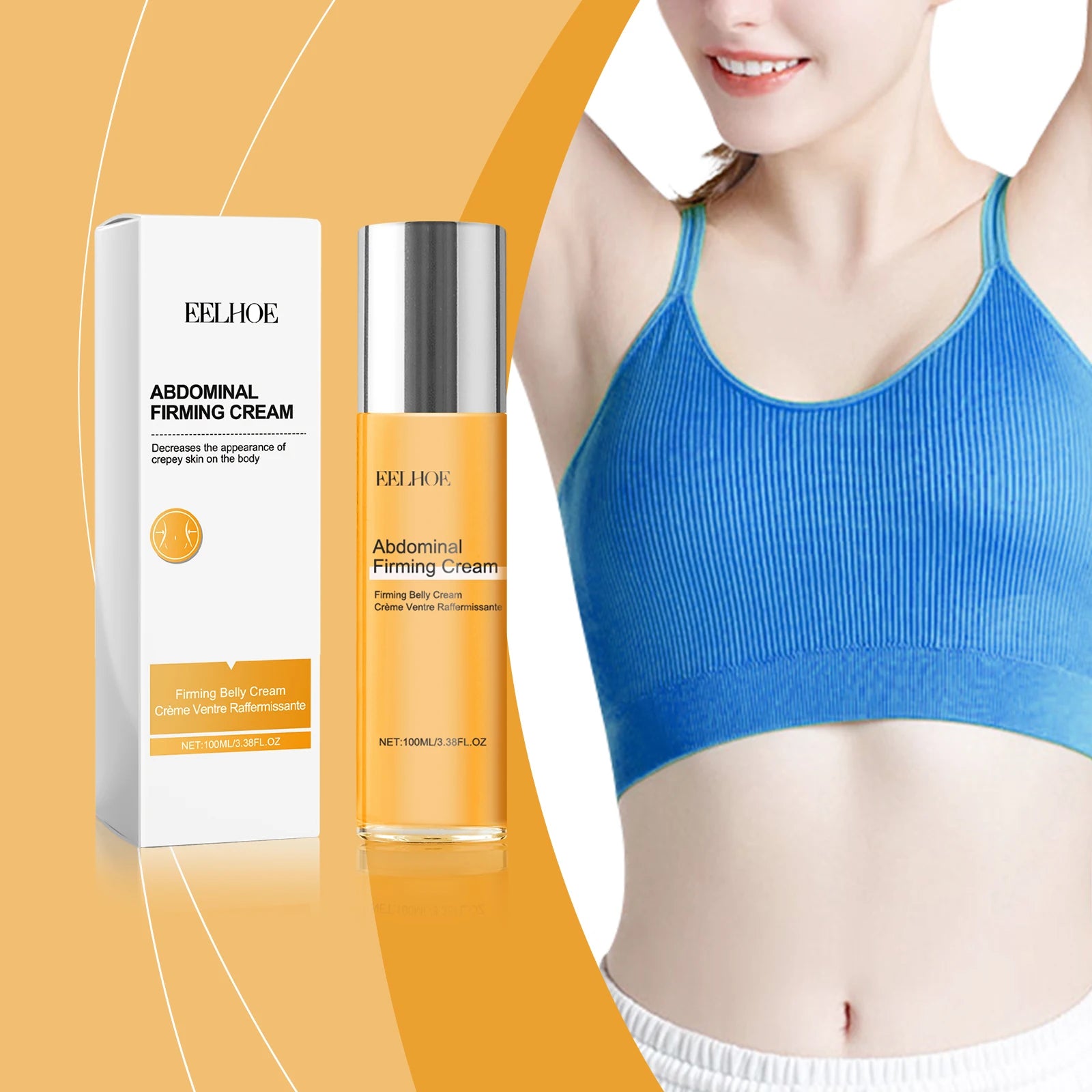 EELHOE  Firming Serum Body Fat Burning Arms, Abdomen Thigh Cellulite Tightening Waist Body Smoothing Firming Serum Skincare Gift