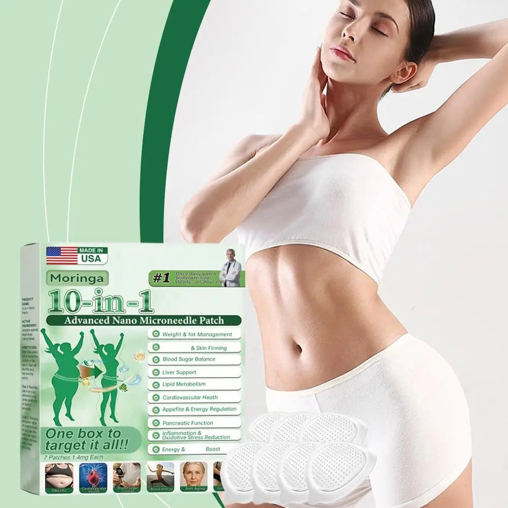 Advanced Nano Microneedle Firming Patch - Easy To Use Body Weight Loss Sticker for Women Daily Figure Line Care For Women & Men